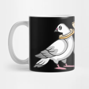 Dove peace faithful white gray bird love Mug